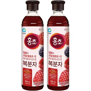 홍초 복분자 음용식초, 900ml, 2개