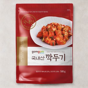 곰곰 국내산 깍두기 (냉장), 500g, 1개