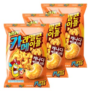크라운 카라멜콘 메이플, 154g, 3개