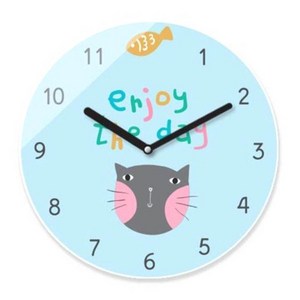 무소음 북유럽 캐릭터 벽시계 대형, CCD260-023