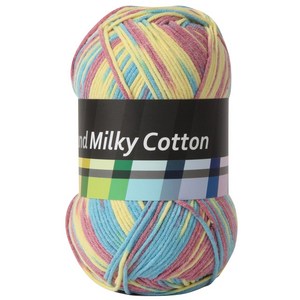 브랜드얀 밀키코튼 블랙라벨 뜨개실, 61번 믹스, 1개