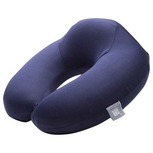 킨톤 여행용 U자 통풍 메모리폼 목쿠션, 네이비, 1개