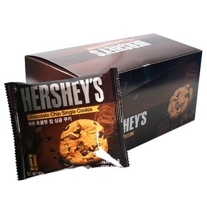 허쉬 초콜릿 칩 싱글 쿠키, 50g, 10개