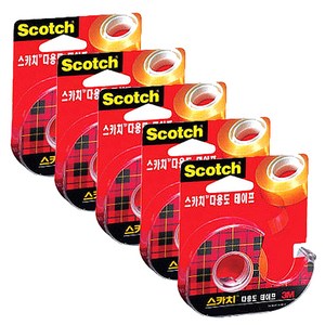 스카치 3M 다용도 셀로판테이프 디스펜서 581 18 mm x 15 m, 5개