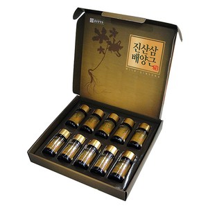 종근당건강 진산삼 배양근 + 쇼핑백, 75ml, 10개입