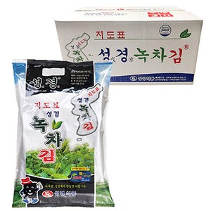 성경식품 지도표 성경 녹차김, 60g, 20개