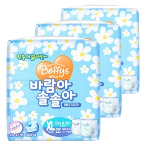 베피스남녀공용 여름기저귀 바람아 솔솔아 팬티형 기저귀 특대형 (13~18Kg), 특대형(XL), 66매