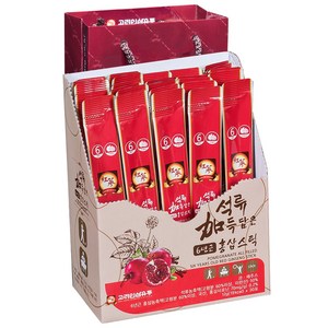 고려인삼유통 석류 가득 담은 6년근 홍삼스틱, 12g, 30개입
