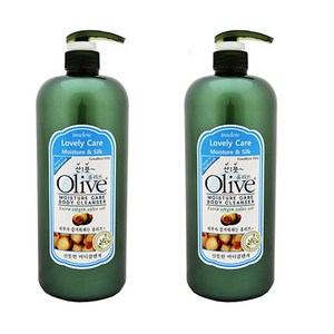 1+1 아임세레느 올리브 산뜻한 바디크렌져 대용량, 1500g, 2개