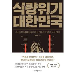 식량위기 대한민국:유엔 기후변화 전문가가 들려주는 기후파국의 서막, 남재작, 웨일북(whalebooks)