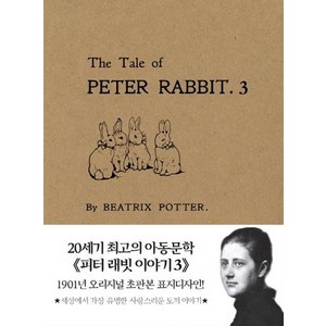 [더스토리]피터 래빗 이야기 3 (미니북) - 1901년 오리지널 초판본 표지디자인, 더스토리, 베아트릭스 포터