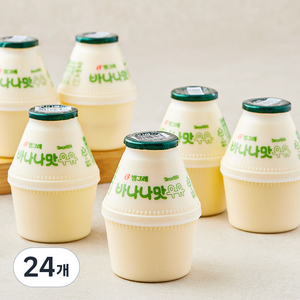 빙그레 바나나맛우유, 240ml, 24개