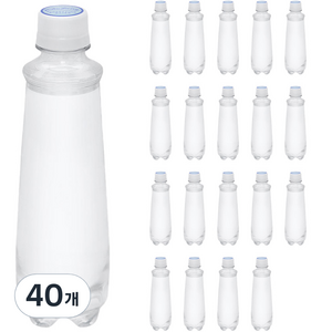 초정탄산수 ECO 무라벨, 350ml, 40개