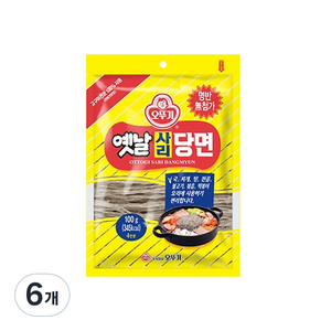 오뚜기 옛날사리당면, 100g, 6개