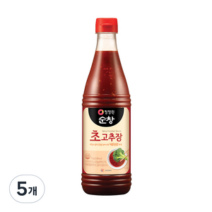 청정원순창 초고추장, 1kg, 5개