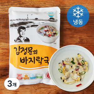 김정문의 바지락국 (냉동), 500g, 3개