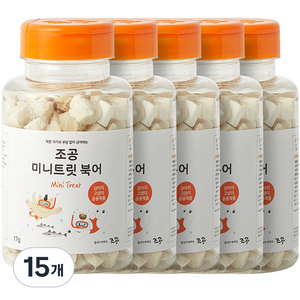 조공 반려동물 미니트릿 동결건조 간식, 북어, 17g, 15개