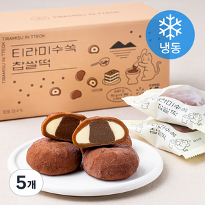 쿠캣 티라미수쏙 찹쌀떡 9개입 (냉동), 540g, 5개