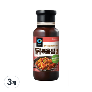 청정원 닭볶음탕양념, 480g, 3개