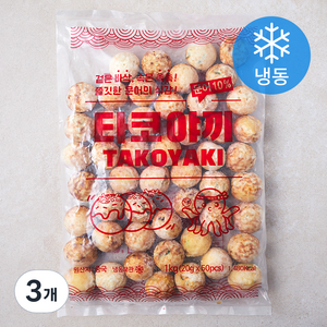 지엔씨푸드 타코야끼 50개입 (냉동), 1kg, 3개