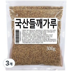 복이네먹거리 국산 들깨가루, 300g, 3개