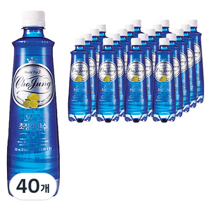 초정탄산수 레몬, 500ml, 40개