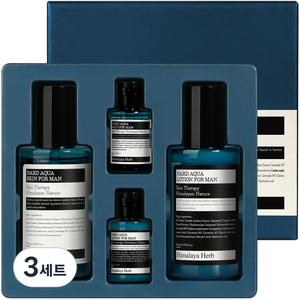 나드 아쿠아 스킨 200ml + 30ml + 로션 200ml + 30ml 포맨 세트, 3세트