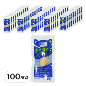 테비토퍼 닭가슴살 플러스 고양이간식, 닭가슴살맛, 20g, 100개