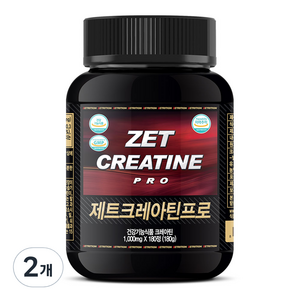 제트리션 제트크레아틴프로 1000mg, 180정, 2개