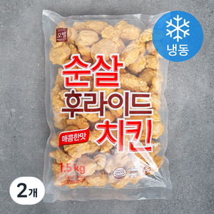 오뗄 순살후라이드치킨 (냉동), 1.5kg, 2개