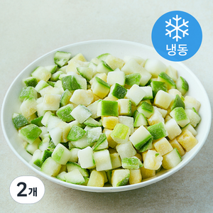 애호박 다이스 (냉동), 2개, 1kg