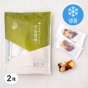 창억 견과류 가득담긴 모듬찰떡 (냉동), 500g, 2개