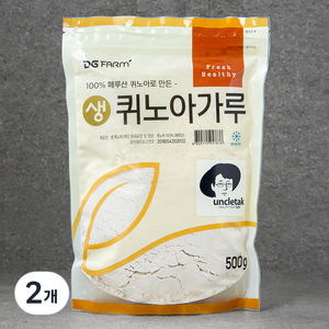 엉클탁 페루산 생 퀴노아 가루, 500g, 2개