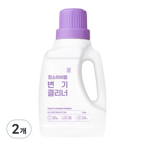 깔끔대장 청소하버블 변기클리너, 1.2kg, 2개