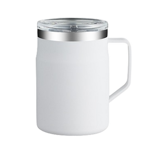워터하마 스테인리스 데스크 머그컵 텀블러 550ml, 엘레강스화이트, 1개