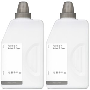 생활공작소 섬유유연제 릴리향, 2개, 1.5L