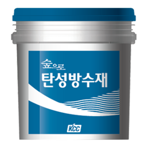 KCC숲으로 탄성방수재 페인트, 녹색, 4kg, 1개