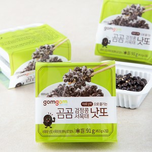 곰곰 검정콩 서목태 낫또, 91g, 3개