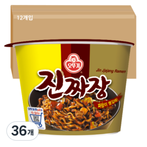 오뚜기 진짜장 컵라면 115g, 36개