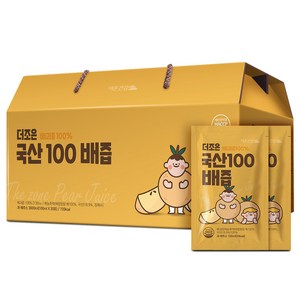 더존건강 더조은 국산100 배즙, 100ml, 30개