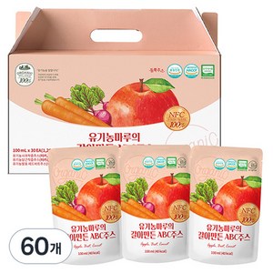 유기농마루 갈아만든 ABC 주스, 3L, 2개