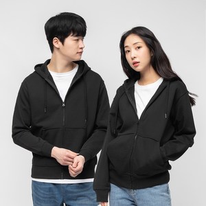 캐럿 남녀공용 베이직 프렌치테리 후드집업