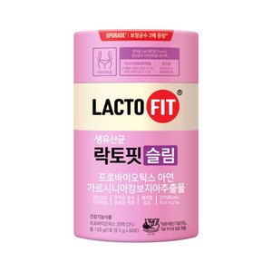 종근당건강 락토핏 슬림 유산균 60p, 120g, 1개