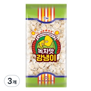 청우식품 녹차맛 강냉이, 3개, 235g