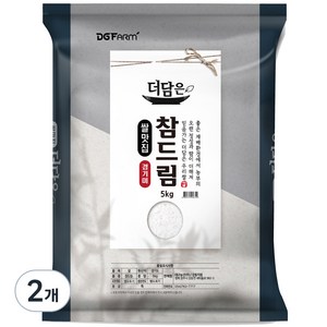 더담은 2024년산 햅쌀 경기미 참드림 쌀, 특등급, 5kg, 2개