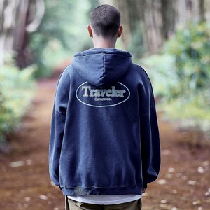 캠프사이드 남성용 오우벌 피그먼트 오버핏 후드집업 CZT102