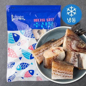 사랑해어 한마리 그대로 얼린 절단 명태 (냉동), 750g, 1개