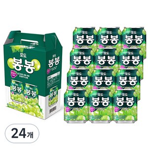 해태음료 포도 봉봉, 238ml, 24개