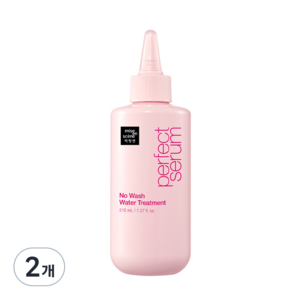 미쟝센 퍼펙트 노 워시 워터 헤어트리트먼트, 215ml, 2개