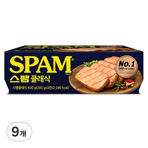 스팸 클래식, 200g, 9개